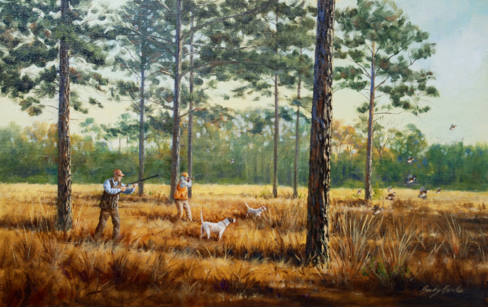 Father and son Quail Hunt